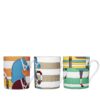 Hermes Gift Set of 3 Mugs Rocabar Limited Collection