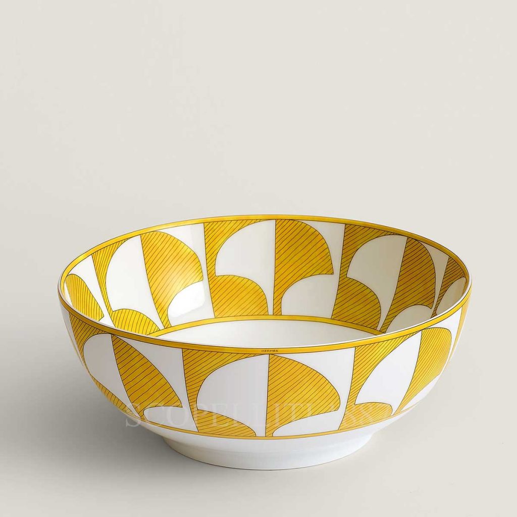 hermes small salad bowl soleil d'hermes