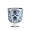 Ginori 1735 Cachepot Vase Labirinto Blue
