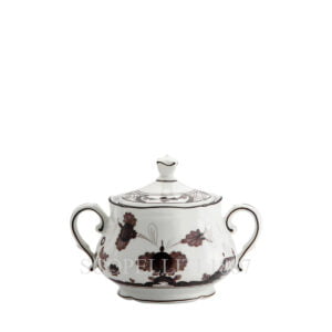 oriente albus sugar bowl with lid