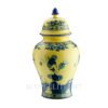 Ginori 1735 Potiche Large Vase With Cover Oriente Italiano Citrino