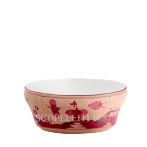 oriente vermiglio oval salad bowl