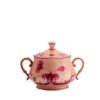 Ginori 1735 Sugar Bowl With Lid Oriente Italiano Vermiglio