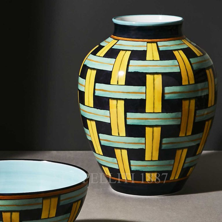 richard ginori gio ponti stuoia vase