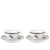Ginori Gift Set of 2 Tea Cups Arcadia White