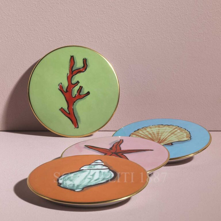 richard ginori set of 4 coasters il viaggio di nettuno