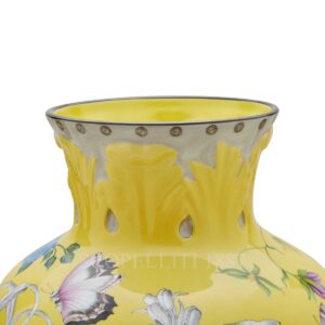 richard ginori vase 42 cm giardino dell'iris yellow