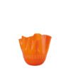 Venini Fazzoletto Vase Small Orange 700.04 NEW