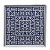 Ginori 1735 Vide Poche Squared Plate Labirinto Blue