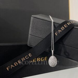 faberge diamond egg pendant