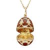 Fabergé Egg Pendant Year Of The Goat with Necklace Heritage