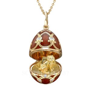faberge egg pendant year of tiger