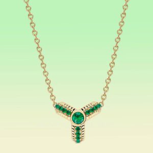 faberge eggs pendant trio emeralds