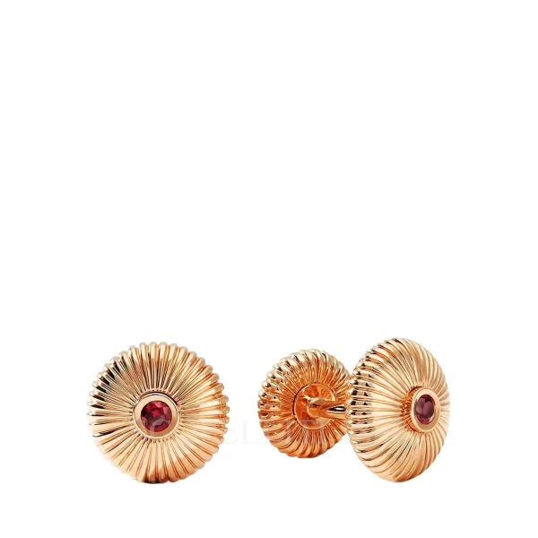 fabergé fluted ruby cufflinks