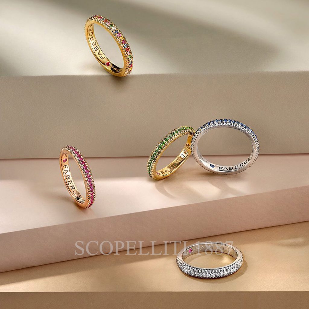 faberge fluted eternity ring