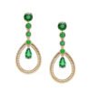 Fabergé Gold Emerald  Earrings Colours of Love