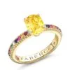 Fabergé Gold Yellow Sapphire Ring with Gemstone