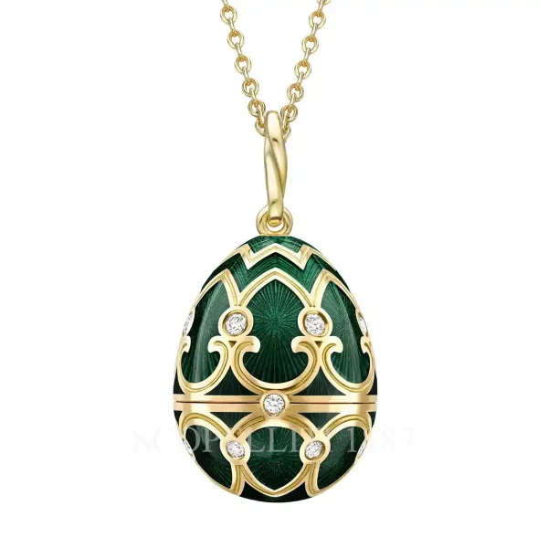 faberge heritage egg pendant with panda