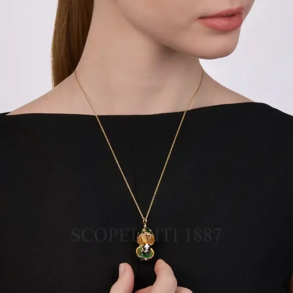 faberge heritage egg pendant with panda