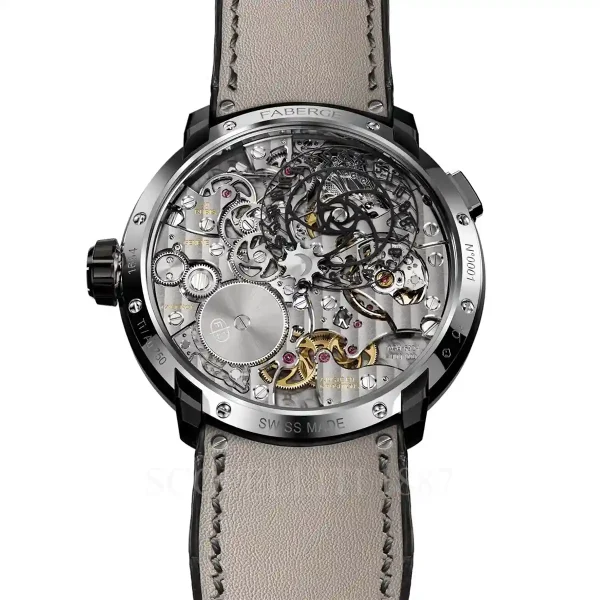 fabergé visionnaire dtz brown watch back