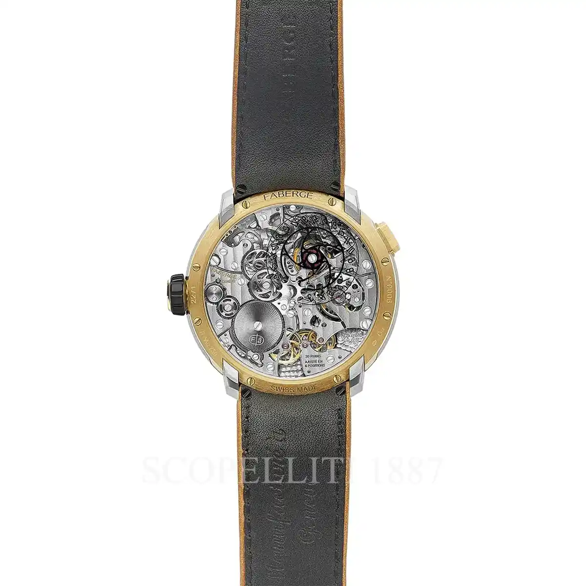 fabergé visionnaire dtz gallivanter watch back view movement