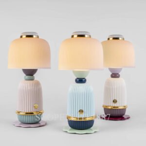 lladro kokeshi lamp collection