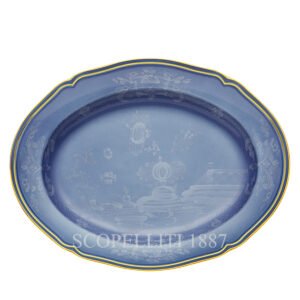 oriente pervinca oval platter