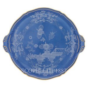 oriente pervinca round cake platter