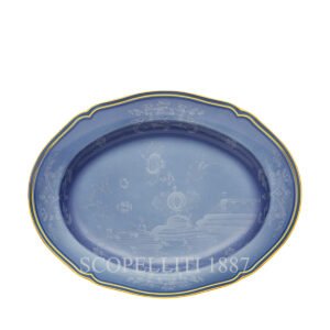 oriente pervinca oval platter