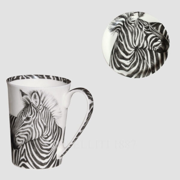 taitu covered mug wild spiritset zebra with lid