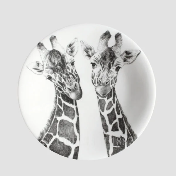 taitu dessert plates wild spirit giraffe