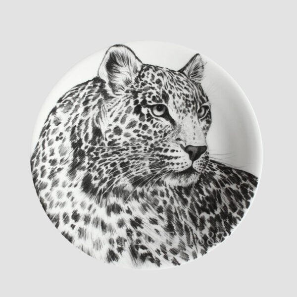 taitu dessert plates wild spirit leopard