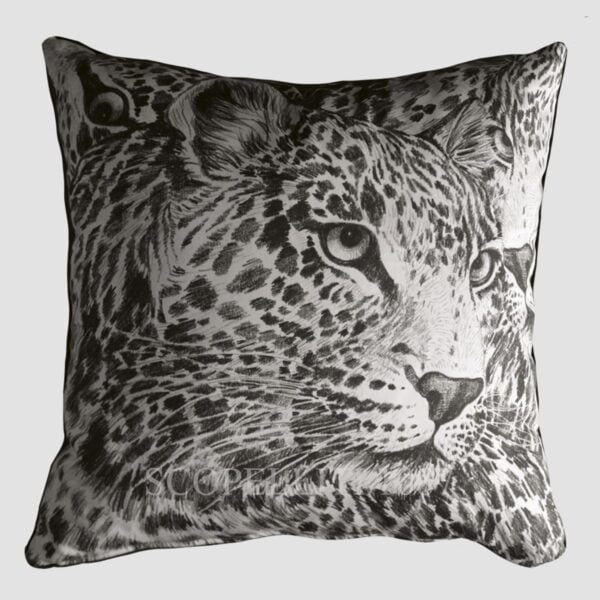 taitu square cushion 48x48 wild spirit leopard back