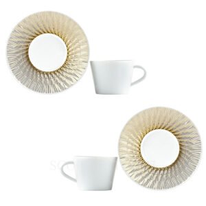 bernardaud twist again set coffee cup and saucer