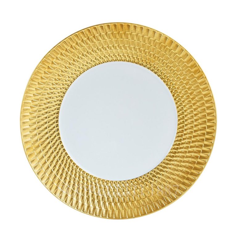 bernardaud twist gold dinner plate