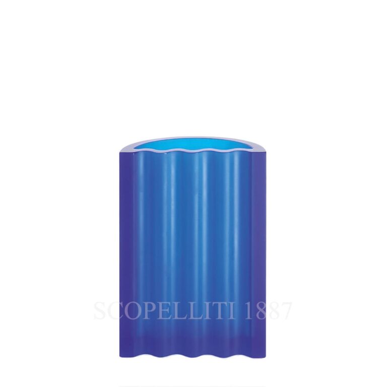 daum large blue vase limited edition