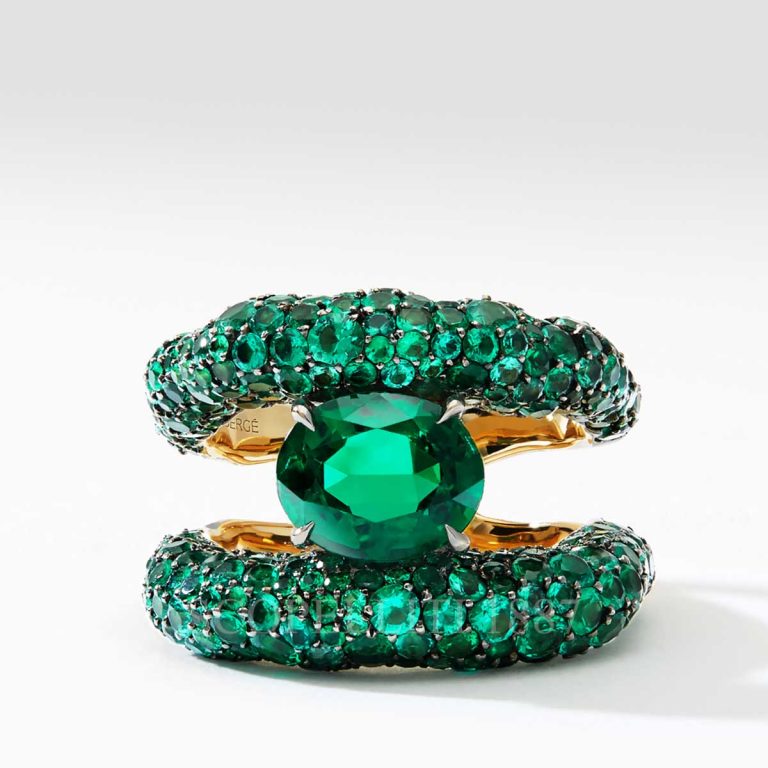 faberge emotion ring emerald