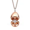 Fabergé Essence Rose Gold Diamond Set Star Surprise Locket