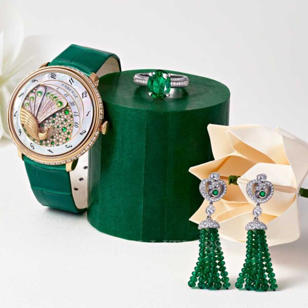 faberge jewels with emeralds
