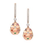 fabergé drop earrings treillage