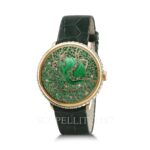 libertine green emerald and diamond watch