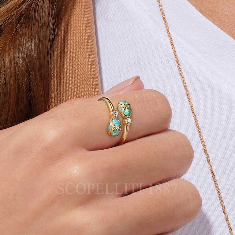 faberge heritage turquoise ring