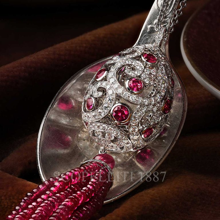 faberge egg pendant imperial imperatrice with ruby and tassel