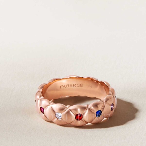 faberge treillage ring multicoloured