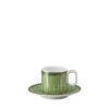 Swarovski Espresso Cup With Saucer Signum Green