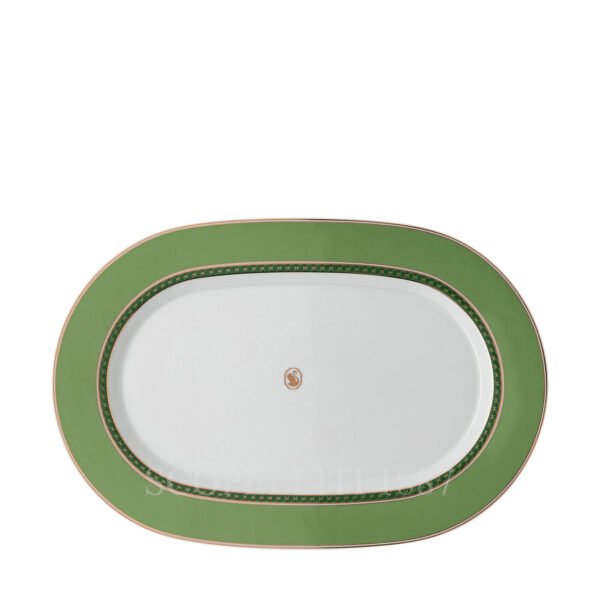 swarovski rosenthal signum fern oval platter