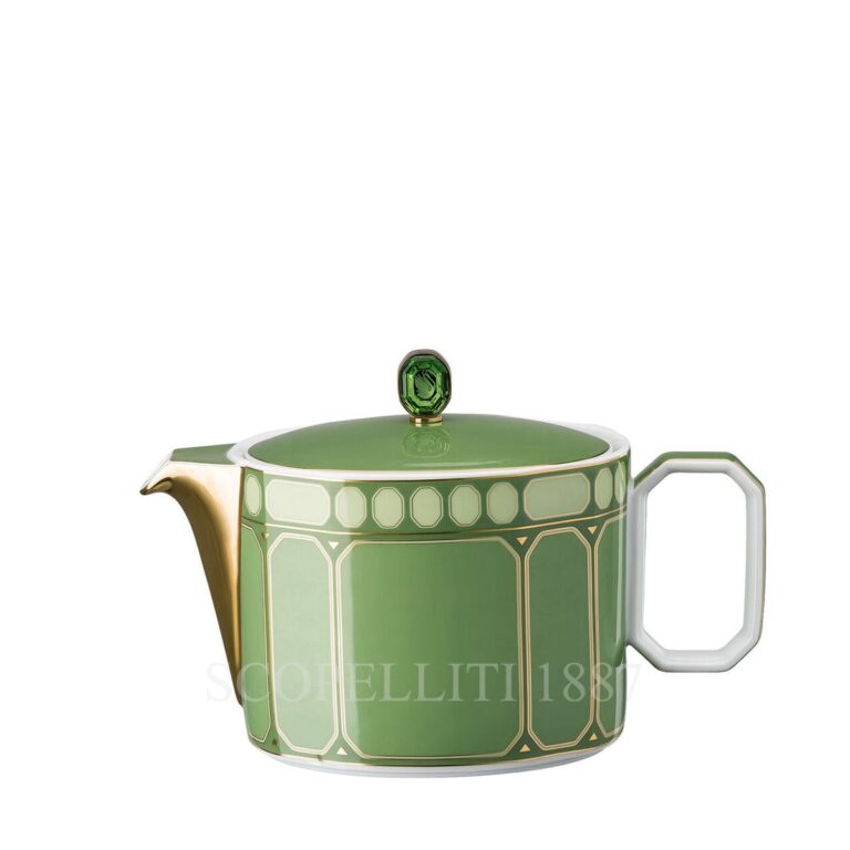 swarovski rosenthal signum fern tea pot