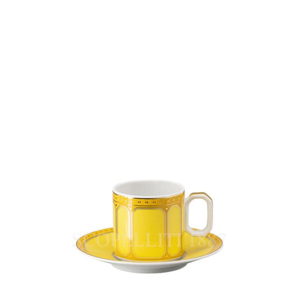 swarovskirosenthal signum jonquil espresso cup with saucer