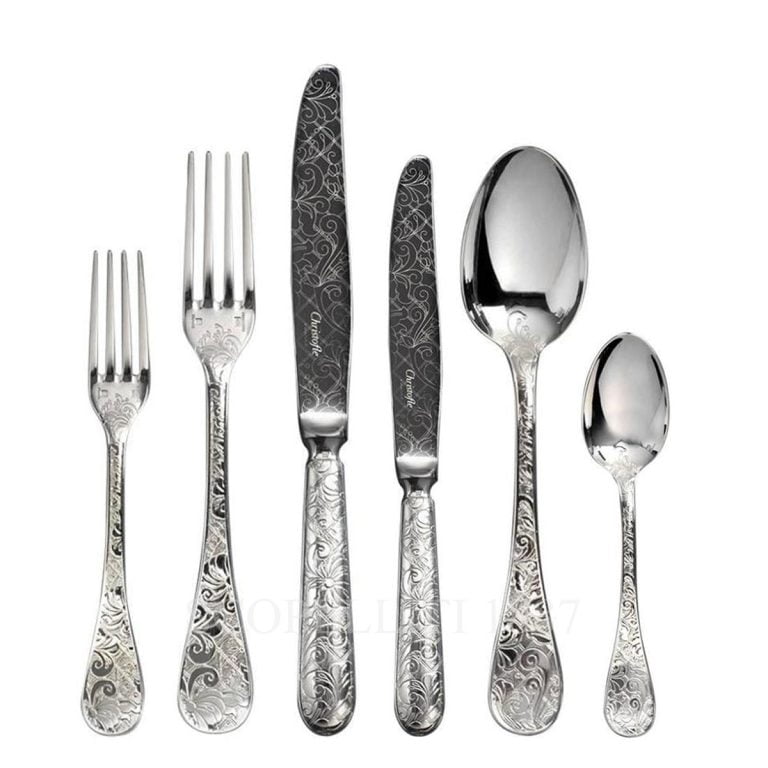 christofle cutlery set jardin deden