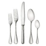 christofle malmaison 5 piece sterling cutlery